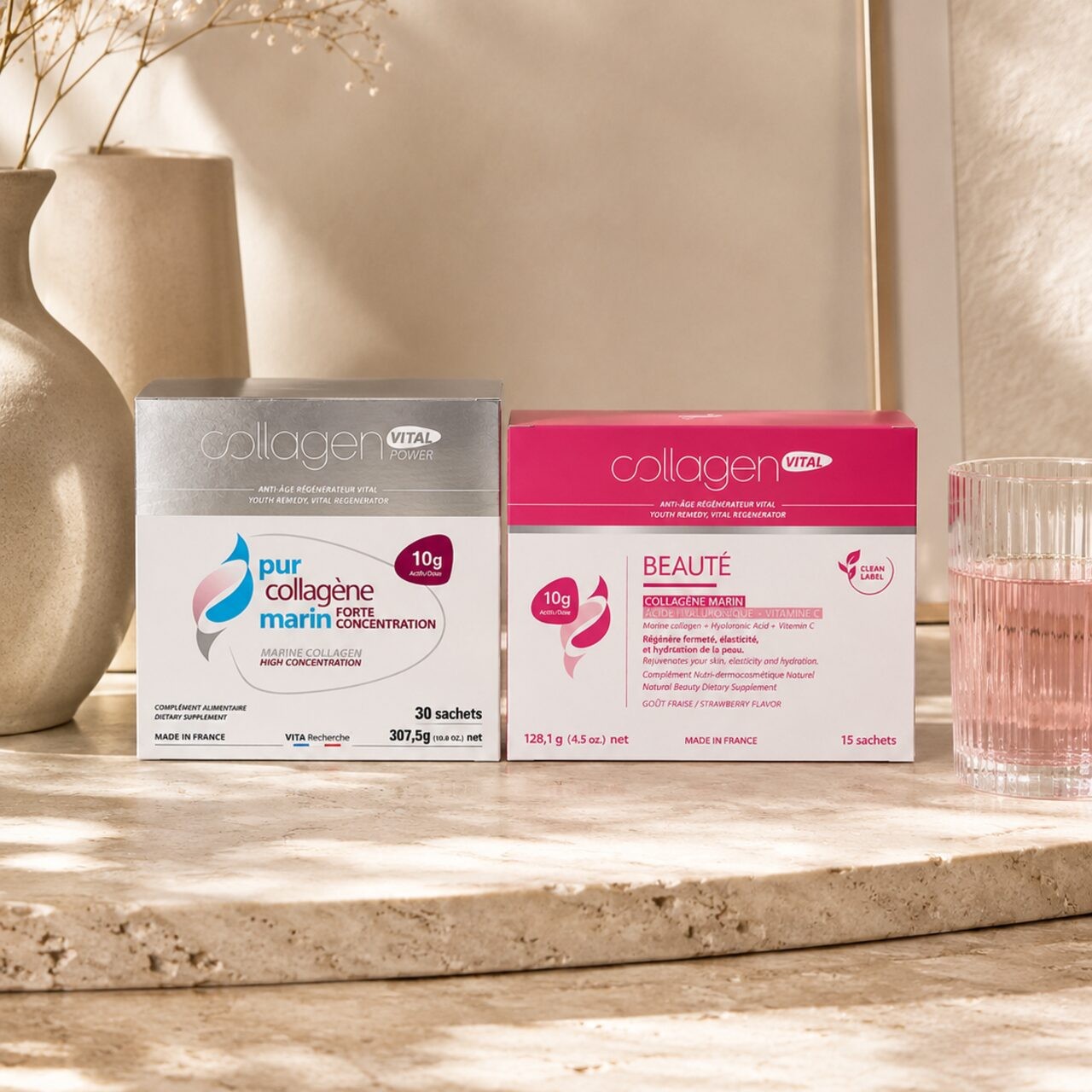 Collagen Vital Power - 10 g hydrolysed marine collagen by Vita Recherche