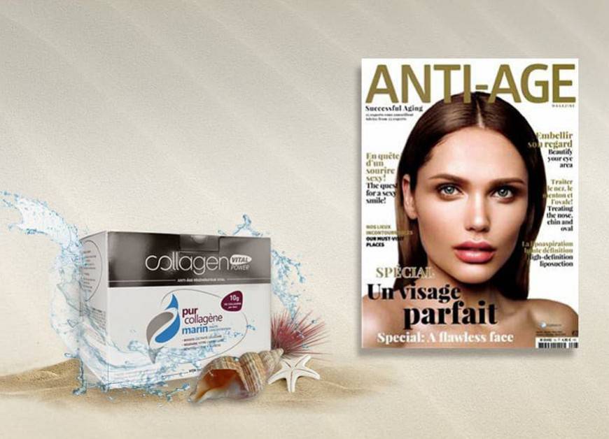 Anti-Age Magazine parle de COLLAGEN VITAL POWER : La nouvelle pépite anti-âge.